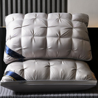 💞 Washable Ergonomic Neck Pillow – Breathable and soft with 3D stitching.
