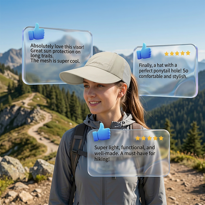 🧢  Women's Wide-Brim Sun Hat – UV Protection, Quick-Dry Fabric & Breathable Comfort 🌊