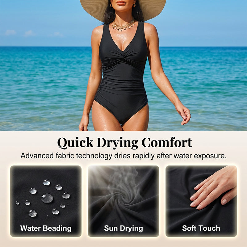 Women's Tummy Control One-Piece Swimsuit