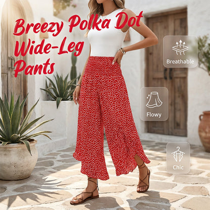 🔥 Women’s Flowy High Waist Wide-Leg Pants – Slimming, Comfy & Chic