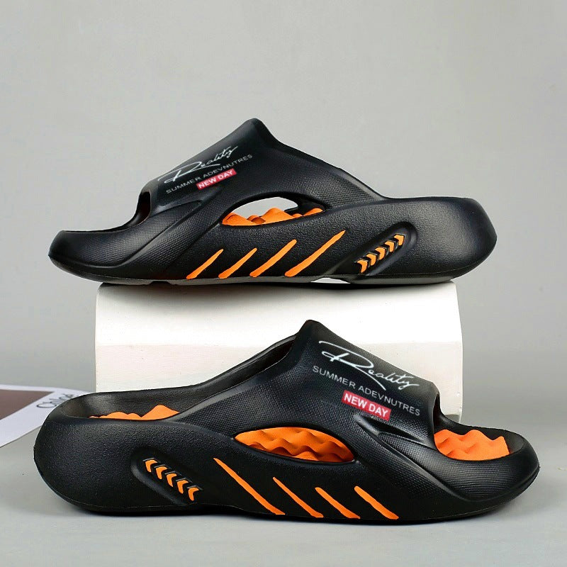 Non-Slip Thick Sole Cloud Slides for Men