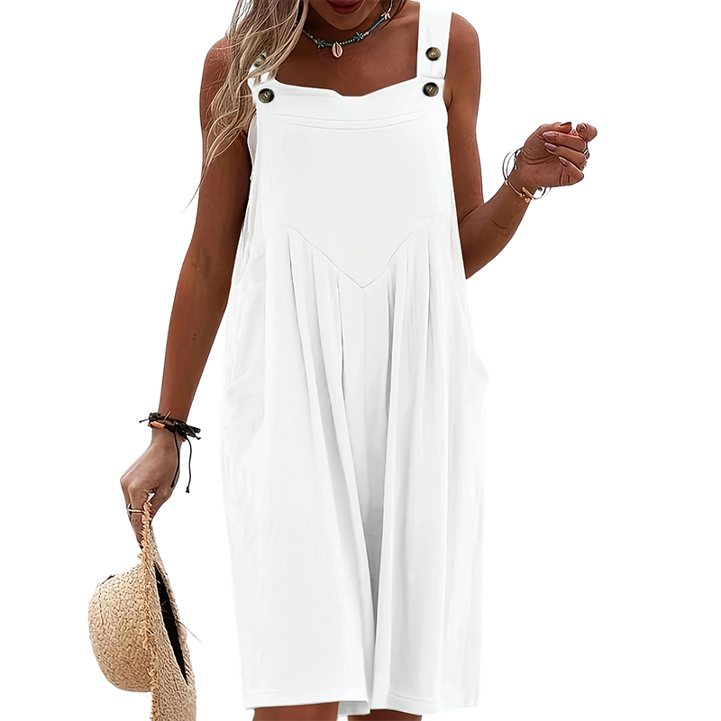🌸 Sleeveless Wide-Leg Jumpsuit – Effortless Summer Style & Breezy Comfort ✨💃