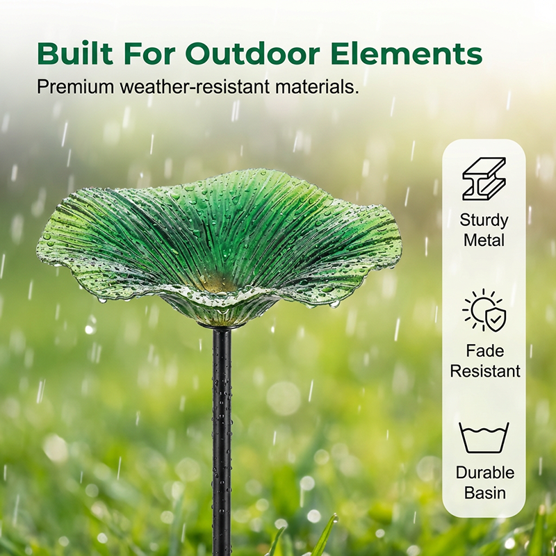 🌸Vibrant Garden Flower Stake Bird Feeder🍃