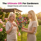🌸🎡 Solar-Powered Wind Spinner for Garden