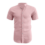 ✨New Arrival👕Men's Summer Stand Collar Short Sleeve Shirt