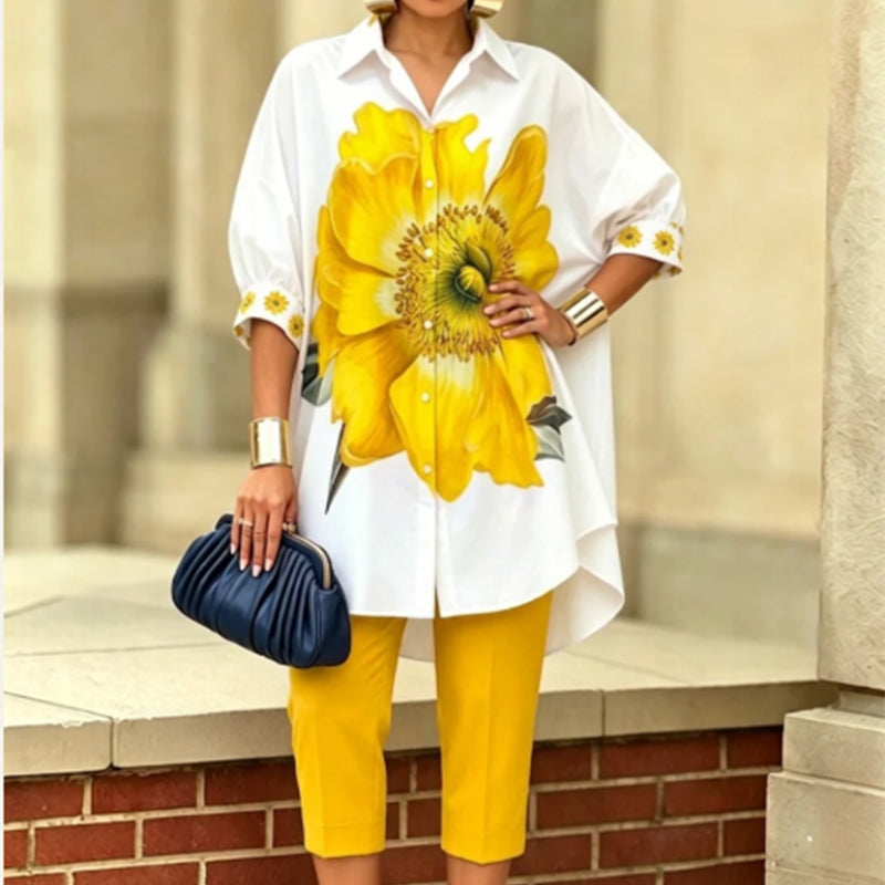 Women's Floral Print 2-Piece Set