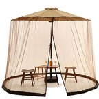 🚩🌞Patio Umbrella Mosquito Netting Screen