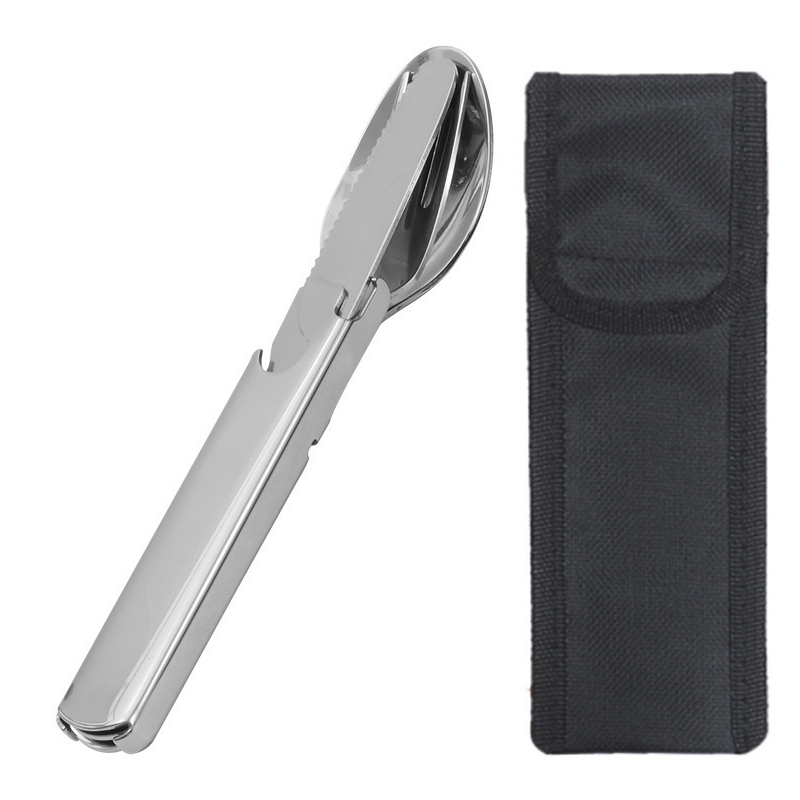 ✨4-in-1 Stainless Steel Portable Cutlery Set