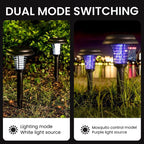 🚫🦟Solar Mosquito Zapper Lamp Stake