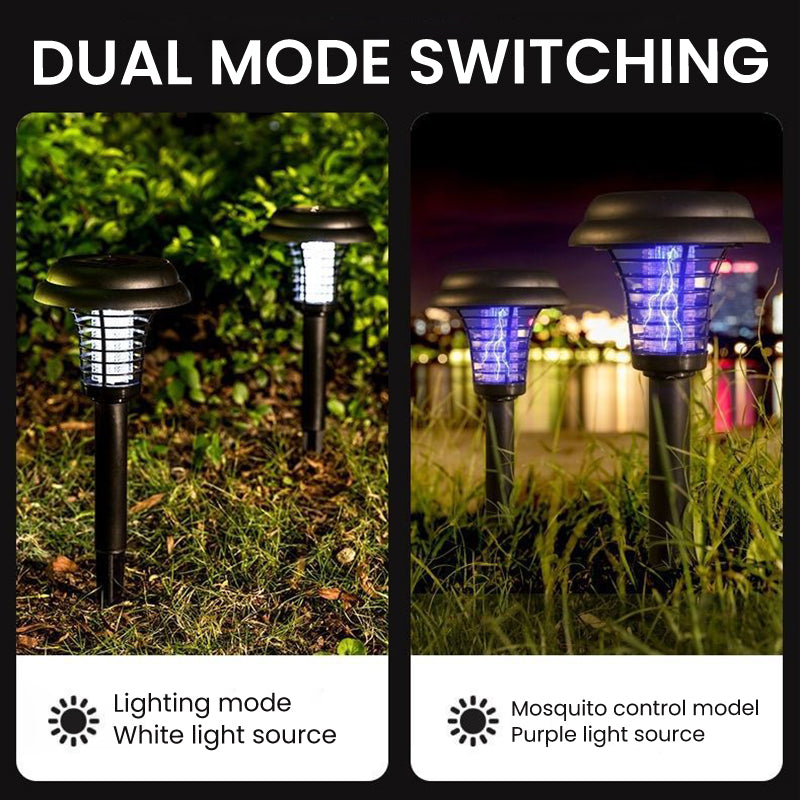 🚫🦟Solar Mosquito Zapper Lamp Stake