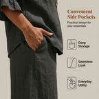 Women's Ruffled-Sleeve Top & Wide-Leg Pants Set