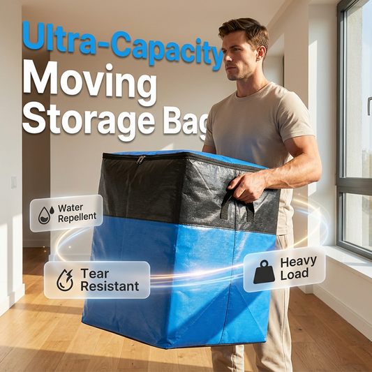 📦 Collapsible Storage and Moving Bag🏆Heavy-Duty • Extra-Large • Reusable ✅️