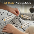 🛋️High-Stretch Sofa Slipcover – Ruffled Hem & Full Protection