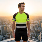 Men's High Visibility Round-Neck Top