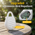 🔥Buy 3 get 2 free！🐦No more trouble from birds, beasts and locusts！Portable Ultrasonic Bird Repellent Keychain