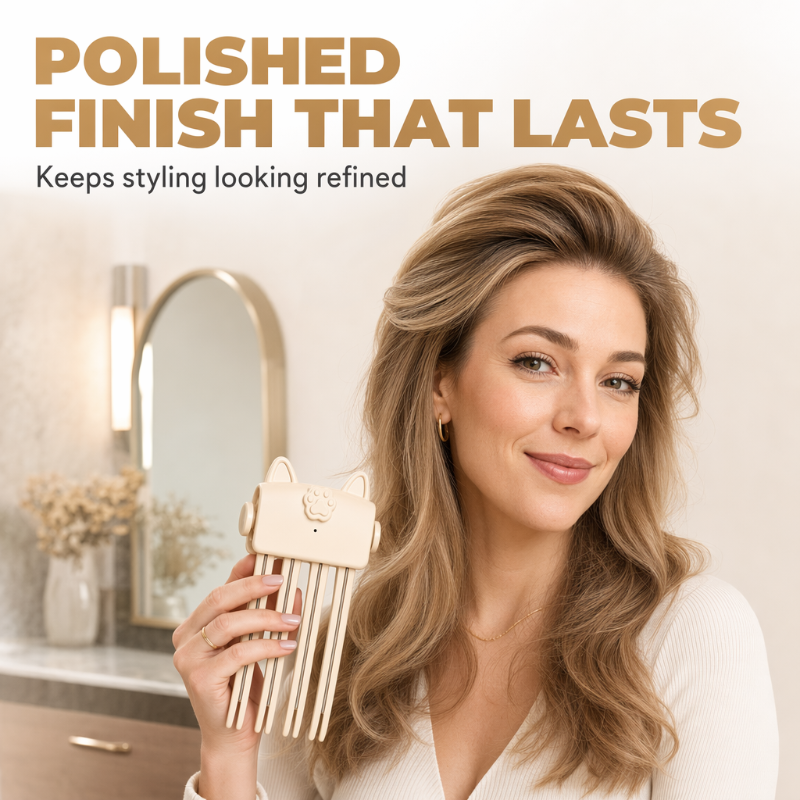 🎉Wireless Heated Volumizing Root Lift Clip, Portable Travel Hair Styling Tool for Flat Fine Hair