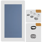 ⭐No-Drill Magnetic Accordion Door Curtain