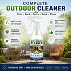 🌿 Outdoor Surface Cleaner Spray, Fast Acting Stain Remover for Patio, Wooden Furniture & Outdoor Surfaces
