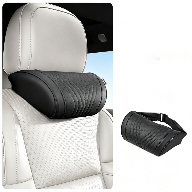 🚗💺Premium Car Seat Headrest & Lumbar Support Cushion