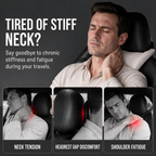 Ergonomic Memory Foam Car Headrest Pillow