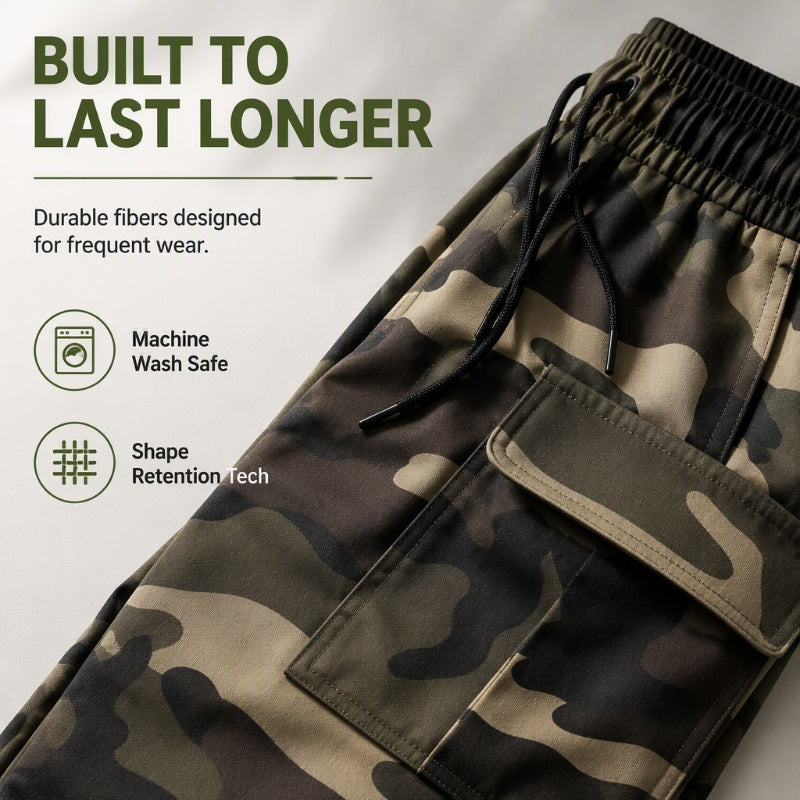 💥 More Pockets, More Freedom | Women's Stretch High-Waist Cargo Joggers