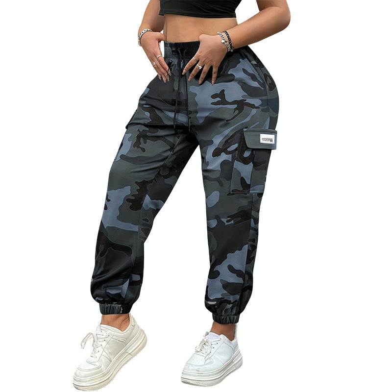 💥 More Pockets, More Freedom | Women's Stretch High-Waist Cargo Joggers