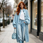 🛍️🧥New Arrivals - Women's Chunky Knit Long Sweater Coat