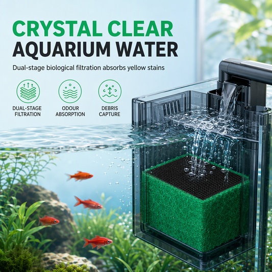 🐠💧 50% OFF! Activated Carbon Filter Cube – honeycomb filtration clears cloudy water, removes odors. Anti-crumble block for crystal-clear aquarium! 🛡️✅