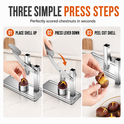 🌰 Stainless Steel Chestnut and Nut Cracker